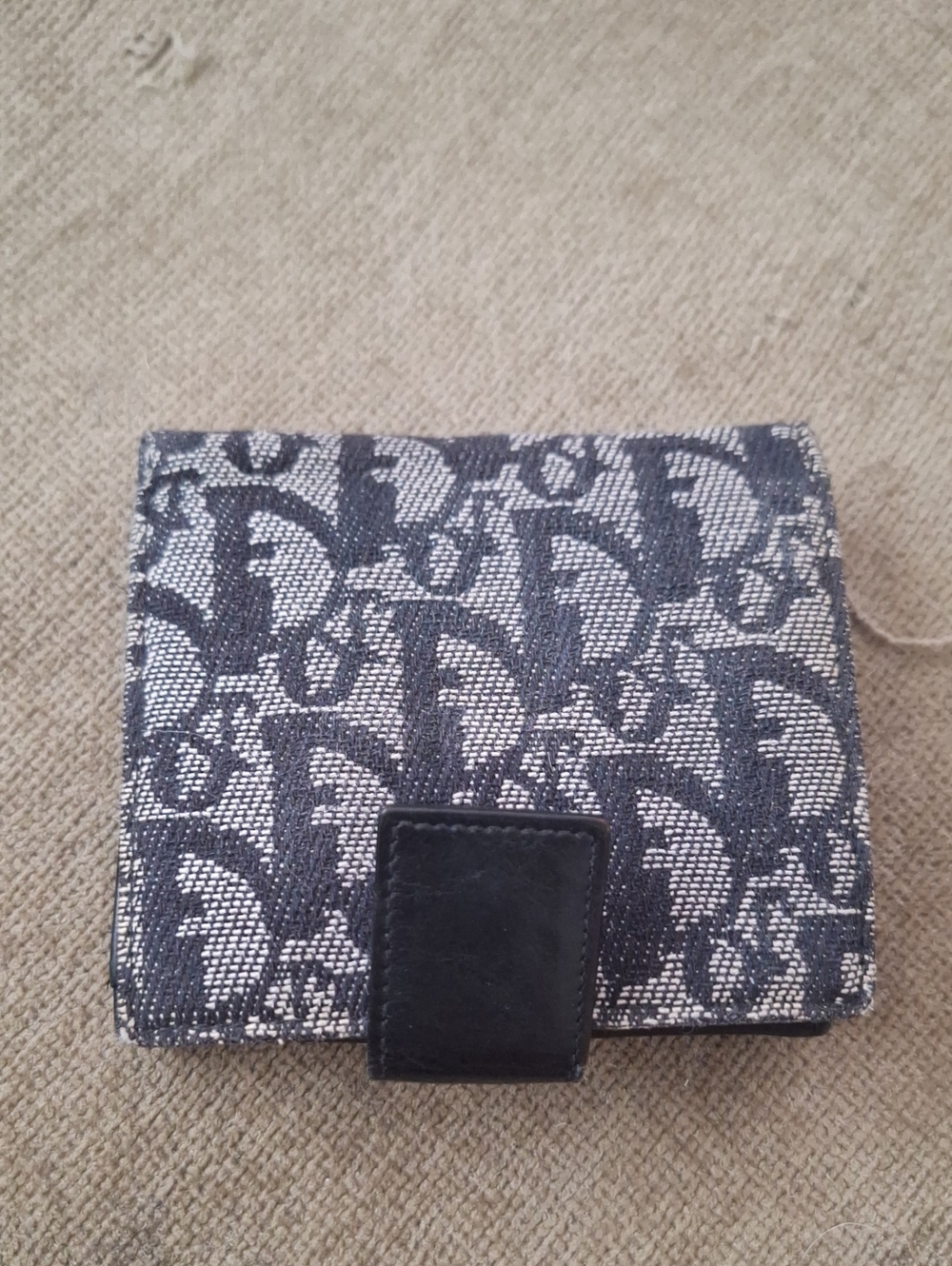 Dior Black Leather Card Holder